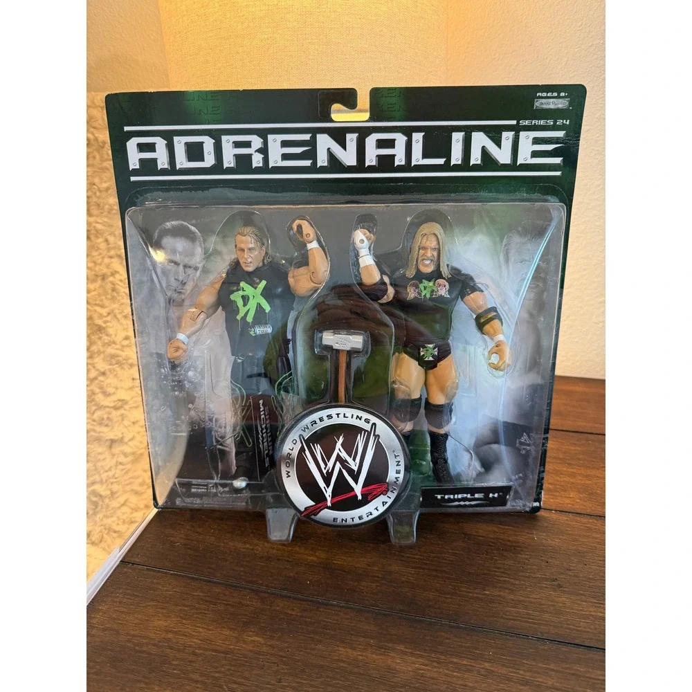 WWE Adrenaline Series 24 Shawn Michaels Triple H DX Jakks Pacific 2-Pack New